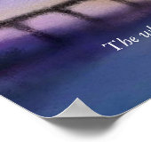 Die schmale Bridge-Leinwand Poster (Ecke)