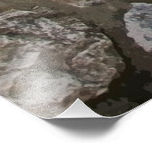 Die schmale Steinstraße in Dubrovnik Fotodruck (Ecke)