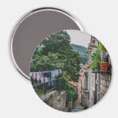 Die schmale Steinstraße in Dubrovnik Magnet (Vorderseite/Rückseite)