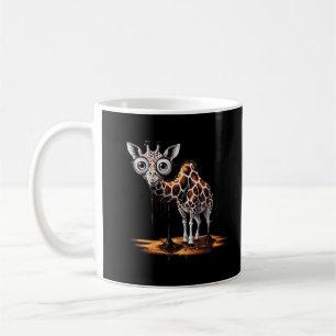 Die schmelzende Giraffe Lustige surrealistische Ku Kaffeetasse