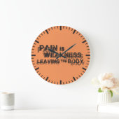 Die Schmerz sind die Schwäche, die den Körper Große Wanduhr (Zuhause)