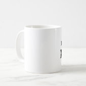 Die Schmerz sind unvermeidlich Kaffeetasse (Vorderseite Links)