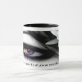 Die Schmerz verletzen nicht große Tasse (Zentrum)