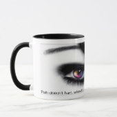 Die Schmerz verletzen nicht große Tasse (Links)