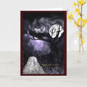 "DIE SCHMERZSTE DUNKLE" KARTE (Gelbe Blume)