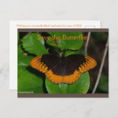 Die Schmetterlinge Arkansas 2 Postkarte gerettet (Vorne/Hinten)