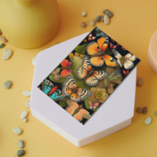 Die Schmetterlinge   Modernes Haeckel Gruß Karte