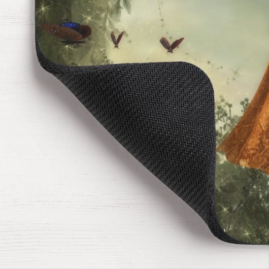 Die Schmetterlings-Fee Mousepad (Ecke)