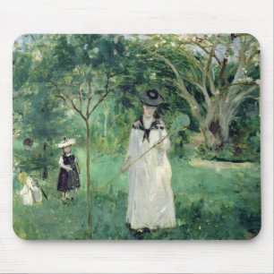 Die Schmetterlings-Jagd, 1874 Mousepad