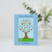 Die Schmetterlingsbaum-Postkarte Postkarte (Stehend Vorderseite)