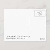 Die Schmetterlingsbaum-Postkarte Postkarte (Rückseite)