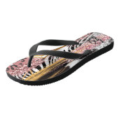 Die Schmetterlingsflecken gegen die Gesellschaft Badesandalen (Schrägansicht)