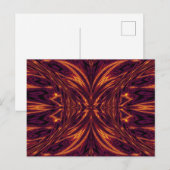 Die Schmetterlingsgoddess Postkarte (Vorne/Hinten)
