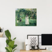 Die Schmetterlingsjagd, 1874 Poster (Heimbüro)