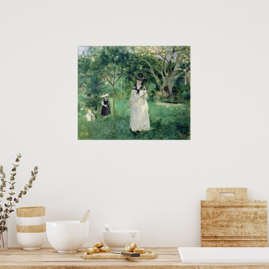 Die Schmetterlingsjagd, 1874 Poster (Küche)