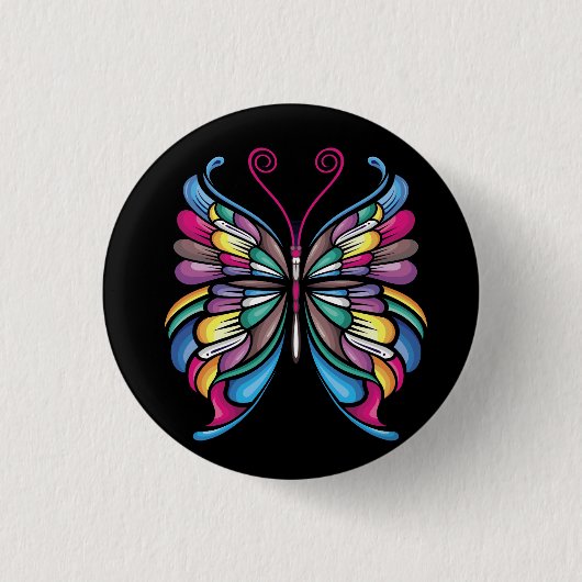 die Schmetterlingskonstruktion Button (Vorderseite)