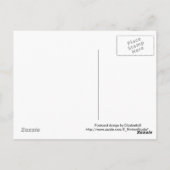 Die Schmetterlingspostkarte Postkarte (Rückseite)