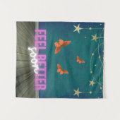 Die Schmetterlingsszene wird bald gut Wandteppich (Vorderseite (Horizontal))