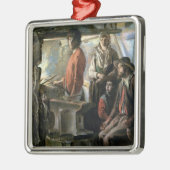 Die Schmiede, 1640 Silbernes Ornament (Links)