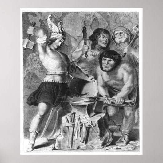 Die Schmiede des Vulkans Poster (Vorne)