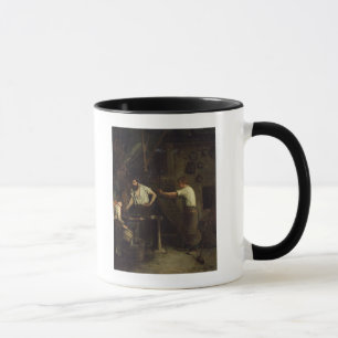 Die Schmiede, Gedächtnis von Treport, 1857 Tasse