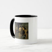 Die Schmiede von Vulcan, 1630 Tasse (Vorderseite Links)