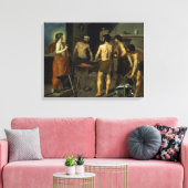 Die Schmiede von Vulkan, 1630 Leinwanddruck (Insitu (Wohnzimmer))