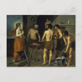 Die Schmiede von Vulkan, 1630 Postkarte (Vorderseite)