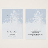 Die Schmuck-Display-Karte verdienen, hellblauer Hi (Vorne & Hinten)