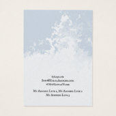 Die Schmuck-Display-Karte verdienen, hellblauer Hi (Rückseite)