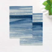 Die Schmuckausweiskarte Earring, Blue Sea Artwork (Schreibtisch)