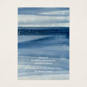 Die Schmuckausweiskarte Earring, Blue Sea Artwork (Rückseite)