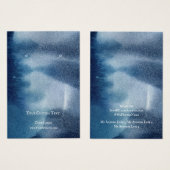 Die Schmuckausweiskarte Earring, Blue Sea Artwork (Vorne & Hinten)