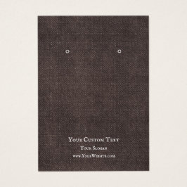 Die Schmuckkarte, die rustikale dunkle Kraft erwis