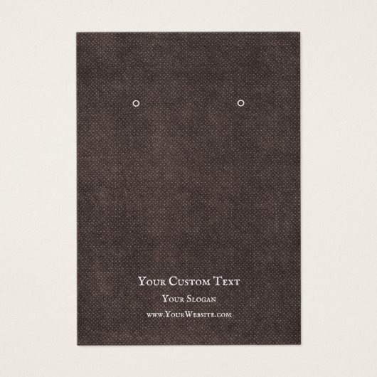 Die Schmuckkarte, die rustikale dunkle Kraft erwis (Vorderseite)