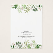 Die Schmuckkarte "Earring Jewelry Display Card", g (Rückseite)