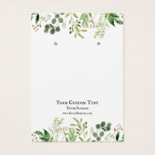 Die Schmuckkarte "Earring Jewelry Display Card", g (Vorderseite)