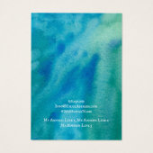 Die Schmuckkarte "Frühlingsnatur" erhalten (Rückseite)