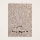 Die Schmuckkarte verdienen, Brown Paper Gerecycelt (Rückseite)