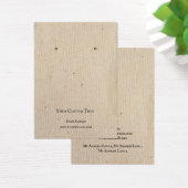 Die Schmuckkarte verdienen, Brown Paper Gerecycelt (Schreibtisch)