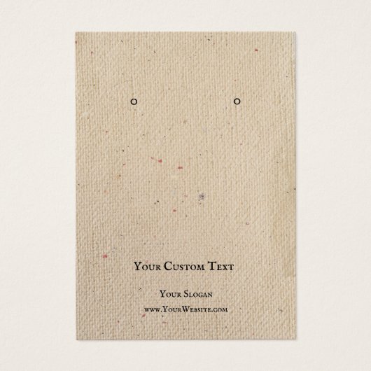 Die Schmuckkarte verdienen, Brown Paper Gerecycelt (Vorderseite)