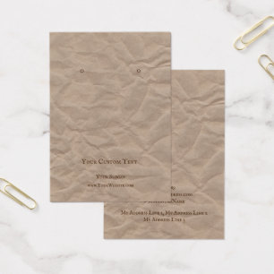 Die Schmuckkarte verdienen, Design Art Gerecycelt