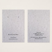 Die Schmuckkarte verdienen, graues Papier Gerecyce (Vorne & Hinten)