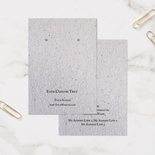 Die Schmuckkarte verdienen, graues Papier Gerecyce (Büro)