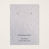 Die Schmuckkarte verdienen, graues Papier Gerecyce (Vorderseite)