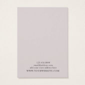 Die Schmuckkarte verdienen ・ Moderne Rose Gold (Rückseite)