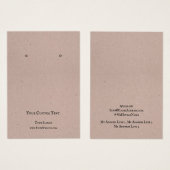 Die Schmucktafel "Ering Jeweler Display Card", hel (Vorne & Hinten)