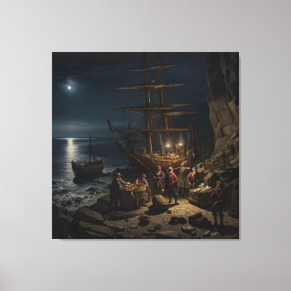 Die Schmuggler von 1745 Leinwanddruck
