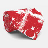 Die Schmutz-Türkei-Flagge Krawatte (Gerollt)