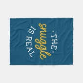 Die Schnauze ist echt Fleecedecke (Vorderseite (Horizontal))